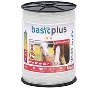 VOSS.farming Nastro per Recinzione elettrica, Lunghezza 200 m, Larghezza 20 mm,Acciaio Inox 5 x 0,16
