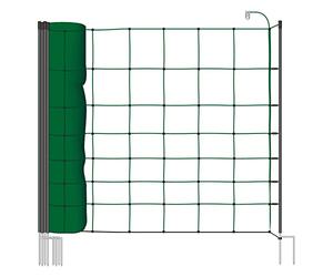 VOSS.farming Rete elettrificabile per Pecore Classic, 50 m di Lunghezza, 90 cm di Altezza, a 2 Punte, Verde, Rete per recinto Elettrico, Rete per maiali, capre, agnelli, pollame