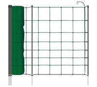 VOSS.farming Rete per Pecore Classic+ 50 m, per recinzioni elettrificabili, 90 cm di Altezza e 50 m di Lunghezza, a Punta Singola, Dotata di 20 Pali, Verde
