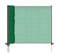 VOSS.farming Rete perimetrale Classic Premium, Altezza 80 cm e Lunghezza 20 m, con 12 Pali in Fibra di Vetro, Colore Verde, Uso Universale