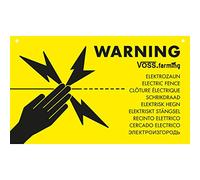 VOSS.farming Segnale di Pericolo Universale attenzione Recinzione elettrica