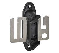 VOSS.farming Set, 4 pz. isolatori per recinzioni elettriche, applicabili su Nastri per recinzioni elettriche + 4 pz. Piastre in Acciaio Inox per l`aggancio delle Maniglie della Recinzione