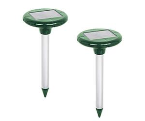 VOSS.sonic 2 pz. Repellente ad ultrasuoni MoleEx 1000" per Talpe, scaccia Talpe, con Tono e Vibrazione