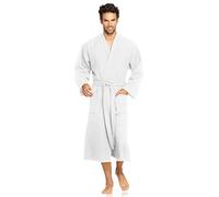 Vossen 161771-030 Unisex Wellington-L White Dressing Gown Loungewear Bath Robe Robe XLarge