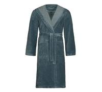 Vossen 162363-751 Unisex Lynn Cadet Blue Cotton Dressing Gown Robe Medium