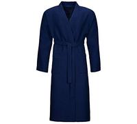 Vossen 162396-476 Unisex Wellington-L Winternight Blue Cotton Dressing Gown Robe Large