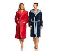 Vossen - Accappatoio, Donna, Blu (Blau (winternight 004)), XL