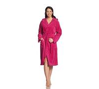 Vossen - Accappatoio Texas, Donna, rosso (Rot (cranberry 377)), L (46-52)