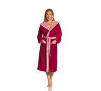 Vossen Poppy-Bademantel Accappatoio, Rosa (Cranberry 002), M Donna