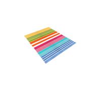 VOSSEN Telo mare in velluto 100x180cm BEACH MIX Azzurro chiaro multicolore
