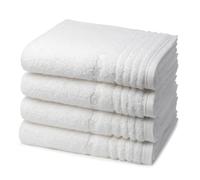 Vossen - Vienna Style Supersoft - 4 asciugamani - in set - cotone - estremamente soffice (50 x 100 cm bianco)