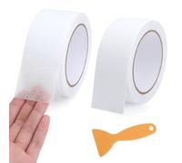 VOSSOT 2 pezzi di nastro antiscivolo, 5 cm x 5 m, nastro antiscivolo, antiscivolo, per scale, impermeabile e antiscivolo, trasparente, per evitare sgabelli negli anziani e nei bambini