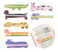 VOSSOT 7 PCS Segnalibri Bambini Regalo Feste Segnalibri Animali per Bambini Segnalibro Particolare Regalo Compleanno Natale Laurea Gadget Compleanno Bambini per Bambini Amici Studenti Bomboniere