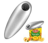 VOSSOT aiuta gli anziani con artrite e cuochi, apriscatole automatico elettrico one-touch, piatto e facile da usare per tutte le dimensioni di lattine rotonde