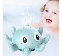 VOSSOT Giocattolo da bagno, giocattolo per acqua, polpo vasca da bagno, giocattolo a induzione, galleggiante con luce, per piscina, polpo (blu)