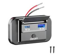 VOSSOT PD - Presa USB 12 V-24 V tipo C, per camper, con coperchio, 12 Volt, doppia USB, presa di ricarica per roulotte, presa di ricarica rapida, con interruttore on/off, per auto, autobus, camion,