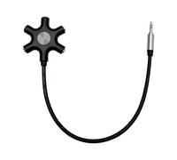 VOSSOT Sdoppiatore audio da 3,5 mm a 5 connettori femmina