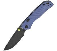 Vosteed Marten 154CM Black Stonewash Purple Aluminum A1603