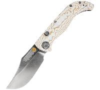 Vosteed Naga S35VN Satin Scarlet Void Micarta A3906