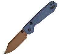 Vosteed Raccoon (TLL & Lama Bowie) 14C28N Copper Dune Dark Blue G10 A2909