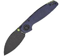 Vosteed Shilin Cutter Elmax Black Stonewash Purple Aluminum A2806
