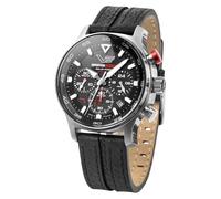 Vostok Europe Expedition South Pole 592A761 - Orologio da uomo con cronografo solare con cinturino in pelle, 20 ATM