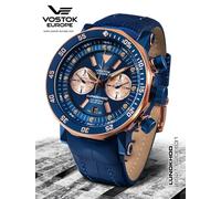 Vostok Europe Lunokhod 2 Grande Cronografo 6S21- 620E631Neue Orologio da Uomo