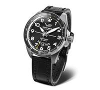 Vostok Europe Space Race Orologio da uomo automatico 20 ATM con data in diverse varianti, argento/nero/cinturino in pelle