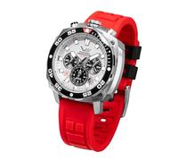 Vostok Europe Orologio da uomo al quarzo Systema Periodicum Cronografo 20ATM K1 vetro minerale con cinturino intercambiabile, Oxygen, cinghia