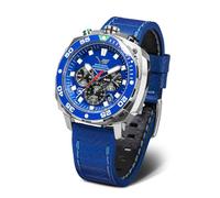 Vostok Europe Orologio da uomo al quarzo Systema Periodicum Cronografo 20ATM K1 vetro minerale con cinturino intercambiabile, idrogeno, cinghia