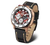 Vostok Europe Orologio da uomo al quarzo Systema Periodicum Cronografo 20ATM K1 vetro minerale con cinturino intercambiabile, fosforo, cinghia