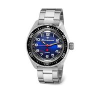 VOSTOK Komandirskie Automatico Russo Militare Subacqueo | Quadrante 24 Ore | WR 200 M | Modello 280193 | Moda Affari Orologio Uomo Casual Nero Rosso