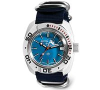 VOSTOK | Scuba Dude Amphibian Orologio da polso automatico subacqueo russo a carica automatica | WR 200m | Moda | Business | Orologi casual da uomo | Modello 710059
