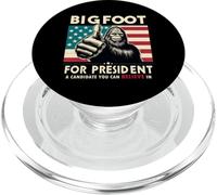Vota Bigfoot per il presidente 2024 Elezione divertente PopSockets PopGrip per MagSafe