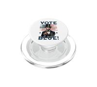Vota Blue! Il messaggio democratico moderno di Abraham Lincoln PopSockets PopGrip per MagSafe
