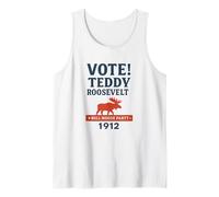 Vota la Campagna del Partito di Teddy Roosevelt Bull Moose Canotta