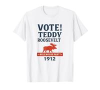 Vota la Campagna del Partito di Teddy Roosevelt Bull Moose Maglietta