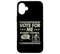 Vota per me Candidato alla campagna elettorale del Consiglio studentesco Custodia per iPhone 16 Plus