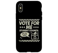 Vota per me Candidato alla campagna elettorale del Consiglio studentesco Custodia per iPhone X/XS