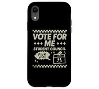 Vota per me Candidato alla campagna elettorale del Consiglio studentesco Custodia per iPhone XR
