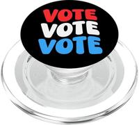 Vota Vota Voto Voto Consapevolezza Diritti degli elettori Retro Groovy PopSockets PopGrip per MagSafe