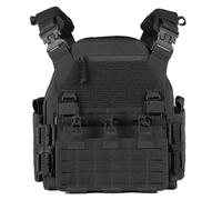 VOTAGOO Gilet tattico da uomo, gilet militare, gilet per paintball, traspirante, plate carrier paintball, Nero , Taglia unica
