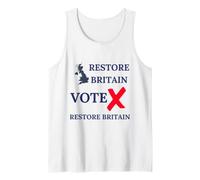 VOTARE RESTAURARE LA Gran Bretagna British Patriots British Pride GB Proud Canotta