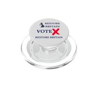 VOTARE RESTAURARE LA GRAN BRETAGNA BRITISH PATRIOTS BRITISH PRIDE GB PROUD PopSockets PopGrip per MagSafe