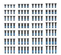 VOTATU Kit di viti di montaggio Red Dot - 112 pezzi (28 set) viti per armaiolo e ottica, include M3/M3.5/M4/#6-32/#4-40/#6-48 (4 pz/set) per mirino e piastra di montaggio Red Dot