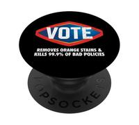 Votazione: rimuove le macchie arancioni e uccide il 99,9% delle cattive politiche PopSockets PopGrip Adesivo
