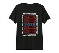Vote Red White Blue Retro Voter Voting Election 2026 Maglietta Premium