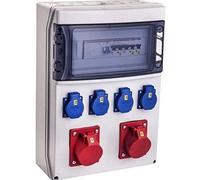 VOTHA® - Distributore da parete con cavo"WERSAU" con interruttore FI 230 V ~ 4, CEE 16 A, 400 V ~ 2, CEE 32 A, 400 V ~ senza LS 16 A, 1 polo, C 2, LS 16 A, 3 poli, C 1, LS 32 A, 3 poli, C senza