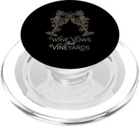 Voti di vino e vigneti Destinazione matrimonio Elopement Sposa PopSockets PopGrip per MagSafe