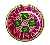 Voti per le donne catene a suffragette - Moderna replica suffragette distintivo / spilla: WSPU
